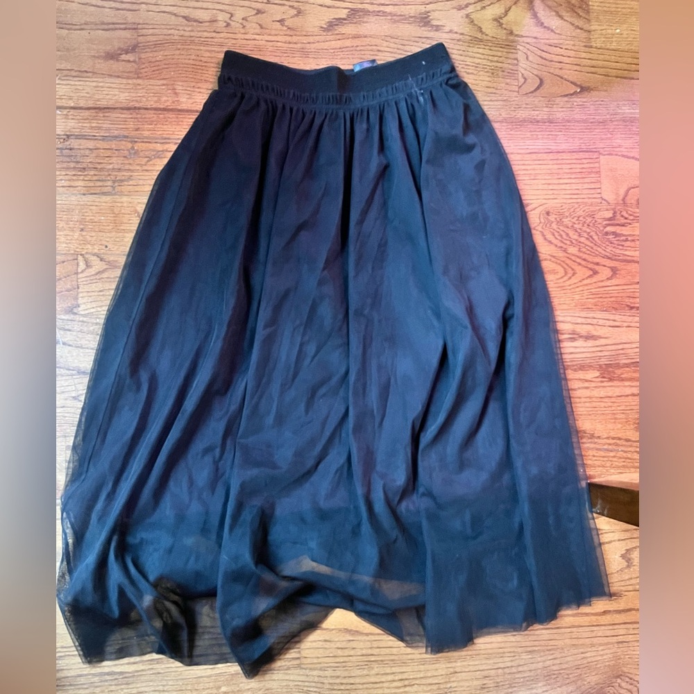 Black Tulle Skirt
